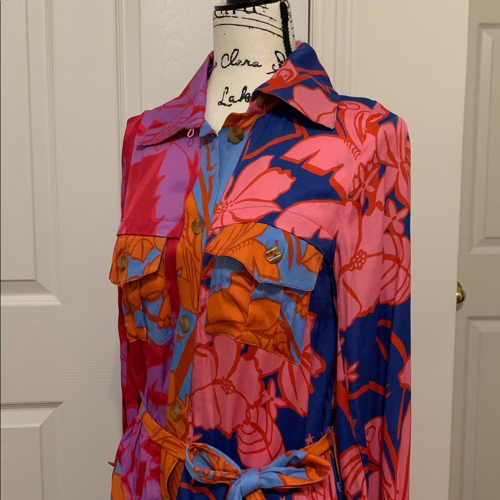 FARM Rio Floral Colorblock Maxi Dress - Picture 3 of 6
